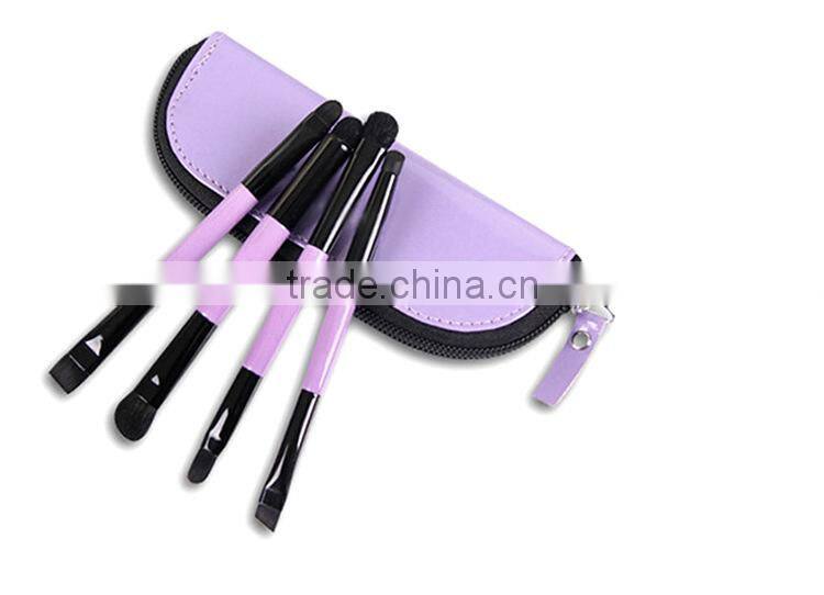 Multi-colored options Top Quality Travel kit Makeup Brush Rose red eyeshadow brush 4 pcs