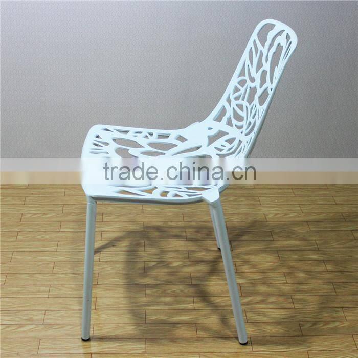 2016 Hot sale product forest side chair flower back garden chair