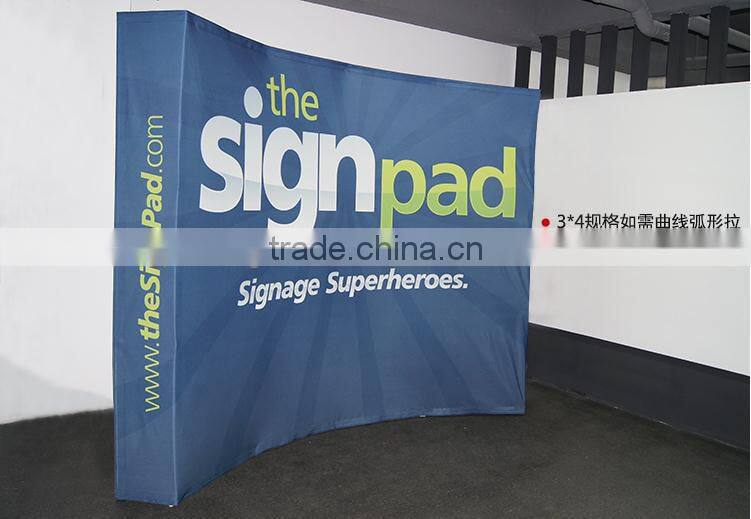 10ft Winding Pop Up Booth Pop Up Promotion booth