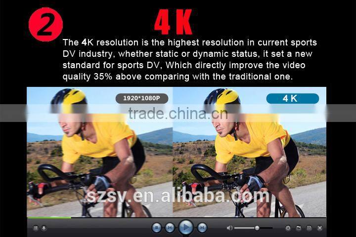 2015 High Quality And New Design 4K Wifi Sports Cameras New Sports cameras Manufacturer