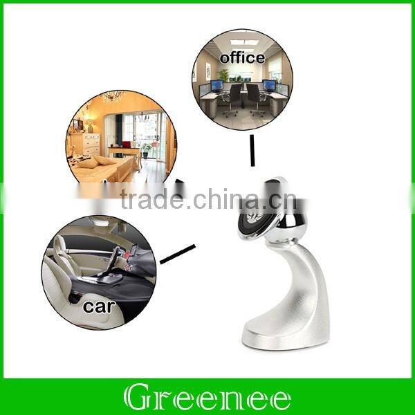 2016 Newest Black Universal 360 Degrees Car Dashboard Kit Mount Sticky Magnetic Stand Holder For iPhone 6 Plus