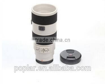 china best selling novelty funny custom logo wholesale stainless steel travel camera lens coffee mug