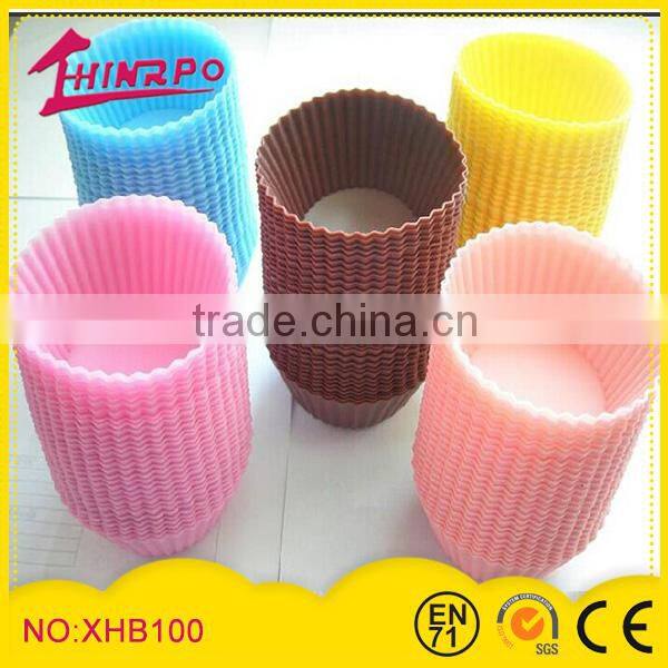 Silicone Mini Muffin Pan, 6 Cup Premium Cupcakes baking pan, Non-stick, Bpa-free Food Grade Silicon