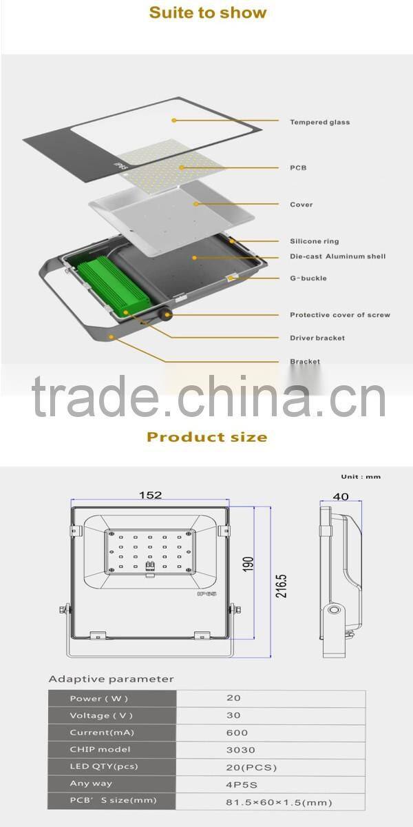 IP66 Copper Pipe heatsink warranty waterproof 200w led flood light