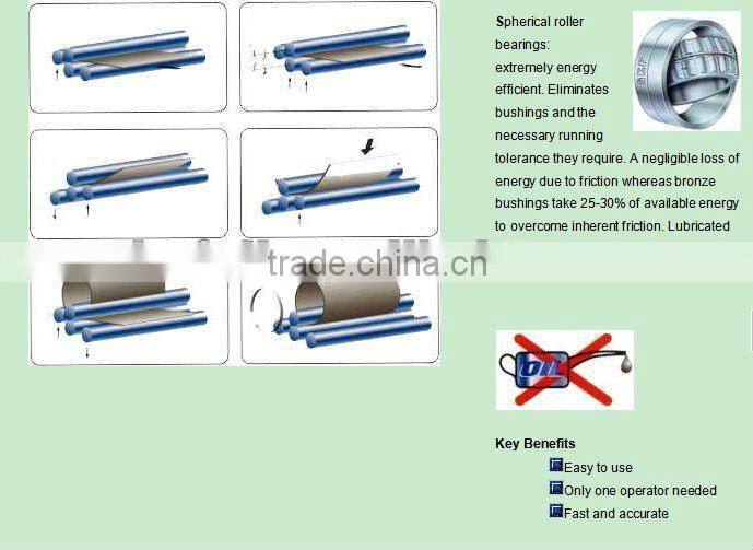 W12-40/2500 metal sheet 4 roller bending machine 4 roller rolling machine