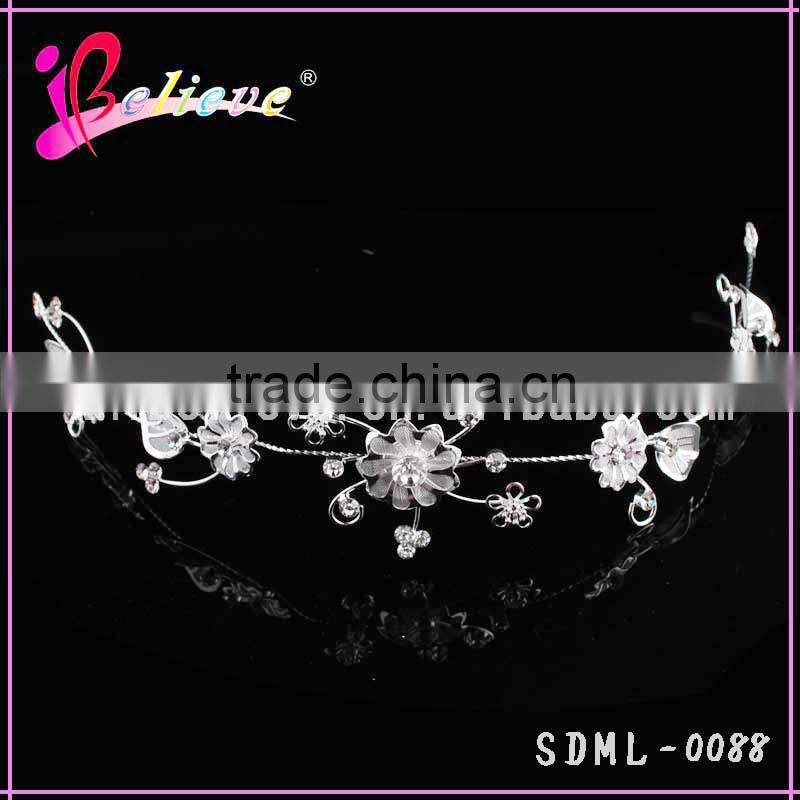 Indian gold hair accessories popular in Dubai spike hair comb flower headband