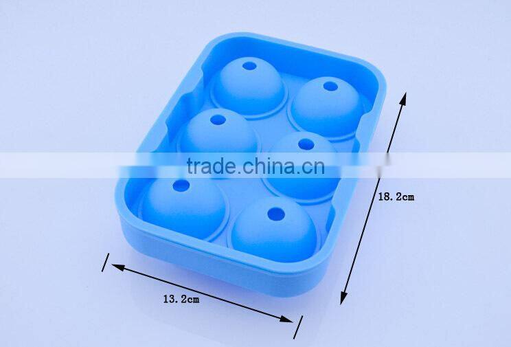 2015 How to make sphere ice cubes/ice ball mold silicone in China