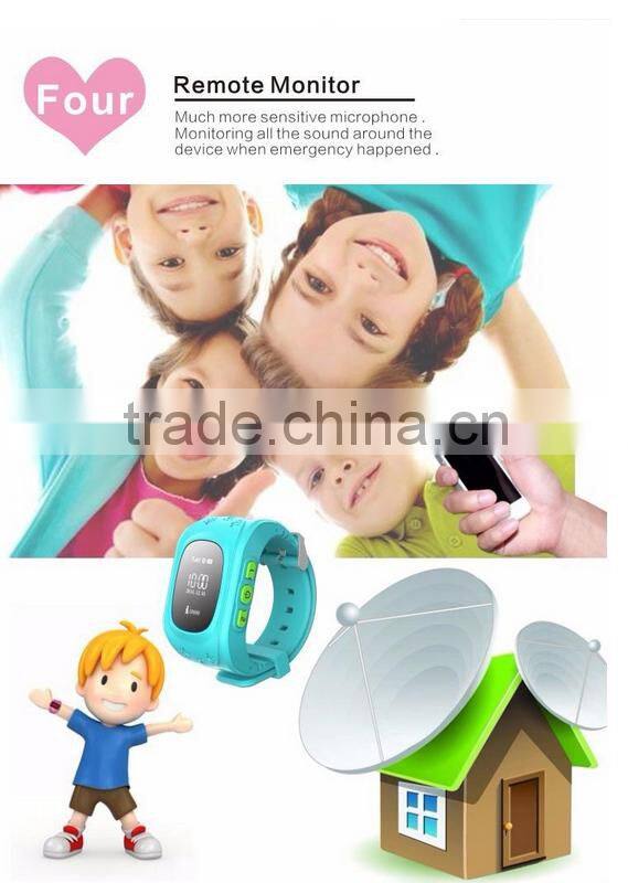 Children wristwatch,Children GPS Tracker Smart Watches Q50 For Satellite monitoring Double Locate Remote Monitor SOS