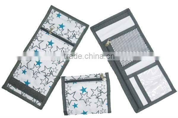 2016 custom made foldable polyester wallet