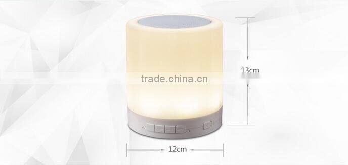 New stereo portable colorful LED bluetooth speaker