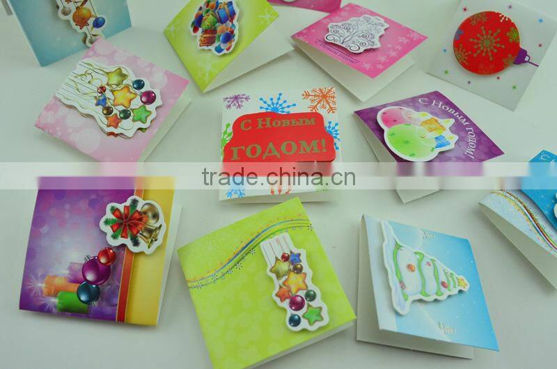 custom hot sale 3d mini paper tag for christmas