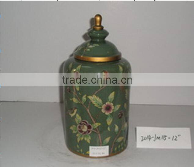 simple hollow out type garden furniture ceramic stool