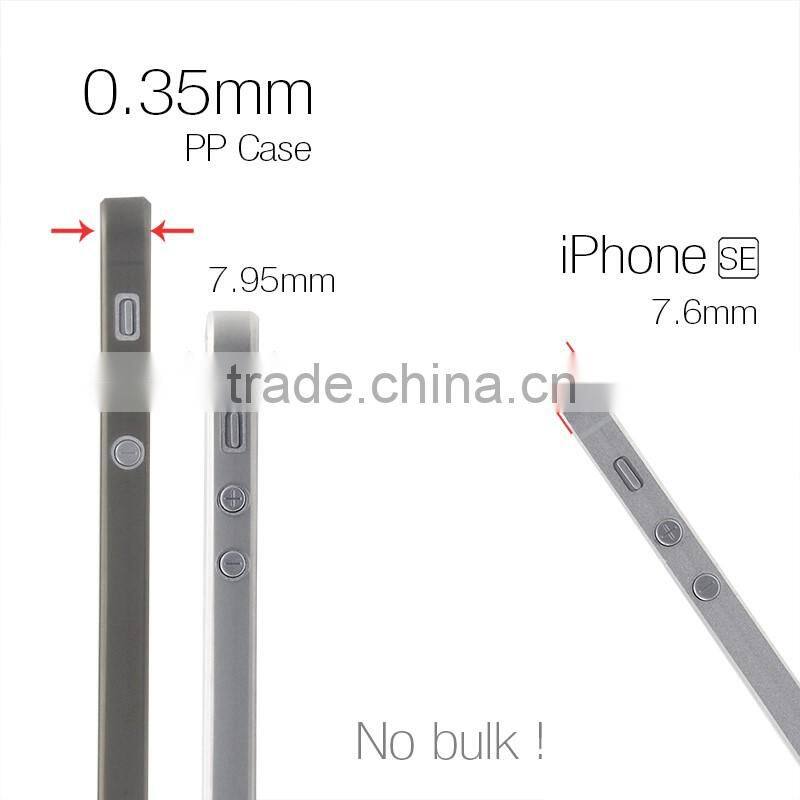 0.35mm 4-side protected matte mobile phone case for Apple accessories ,For iPhone SE thin case
