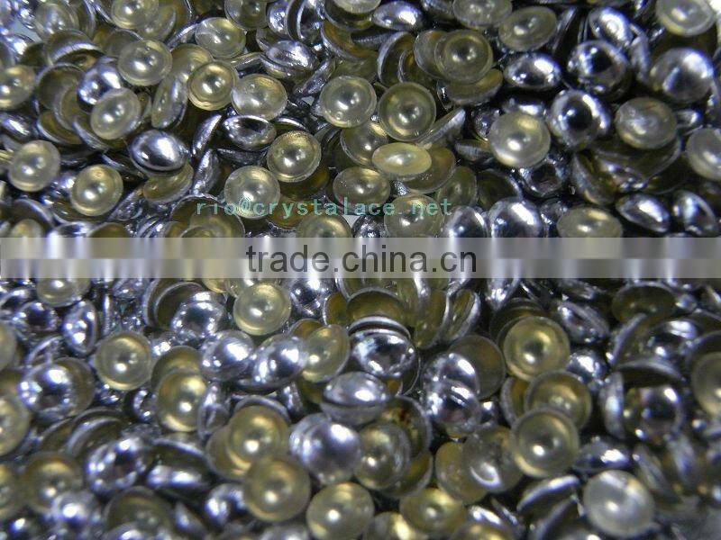 Garment accessory iron on brass studs