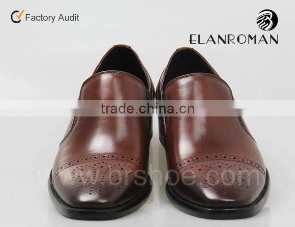 real cow leather business dress shoes slip-on
