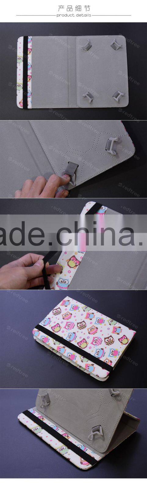 Chinese cute lady girl protector leather cover tablet cases for ipad