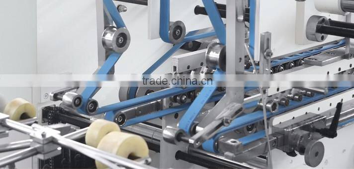 ZH-1050AC Bottom Lock corrugated Bottom Lock box Folder Gluer Machine for 4 6 corner