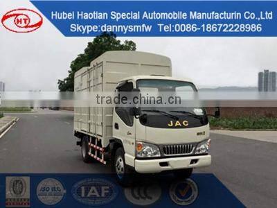 JAC Van truck type sewage suction truck with vacuum pump for sucking waste dredge