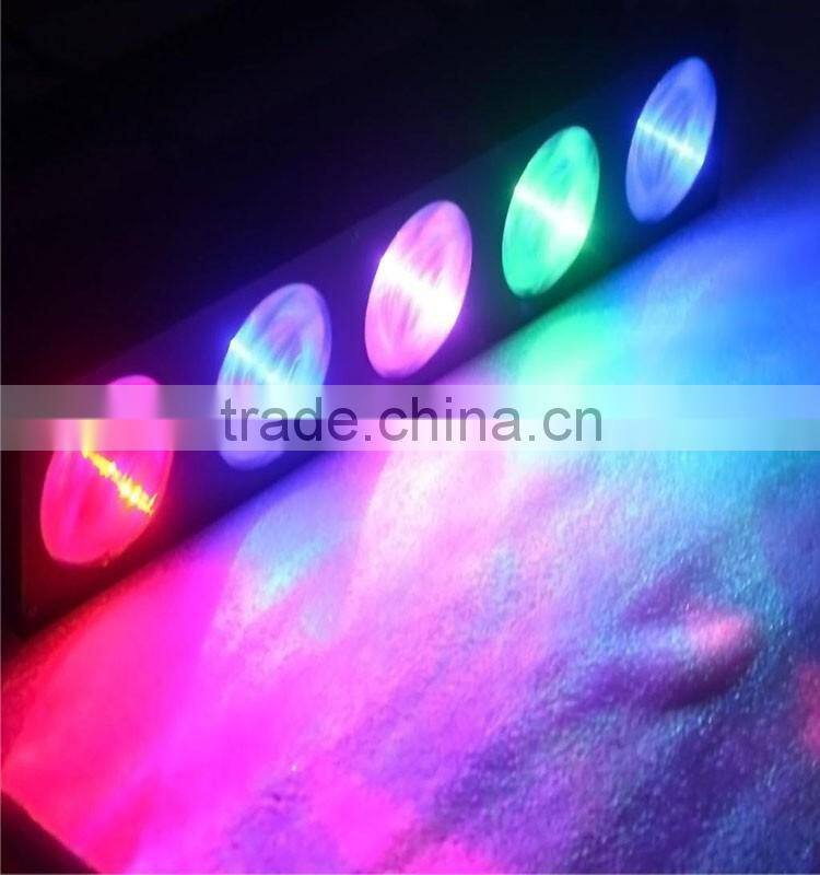 Stage Lighting LED Light 5 lens 10W RGB 3in1 DMX512 Matrix for Xmas Christmas Birthday Home Garden Party Club Disco Effect