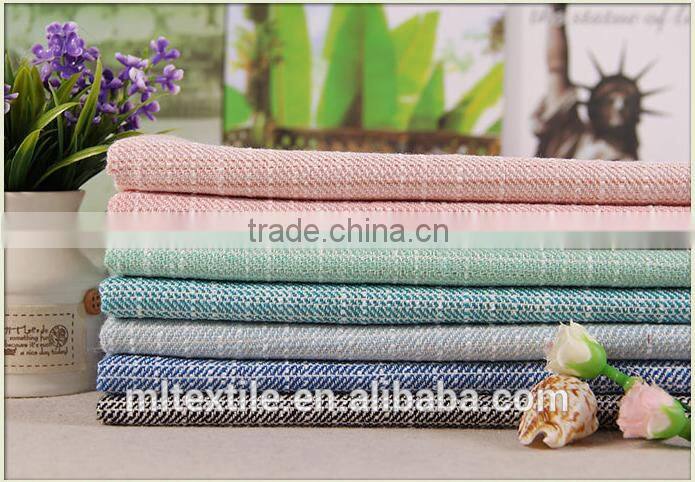 polyester cotton Woolen spinning fabric/women suit fabric
