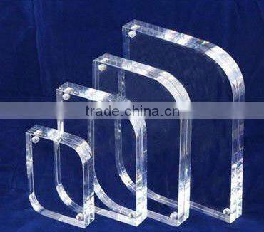 Upward spin acrylic decorative pen holder