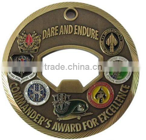 Zinc alloy race running marathon medal custom car emblem with great price