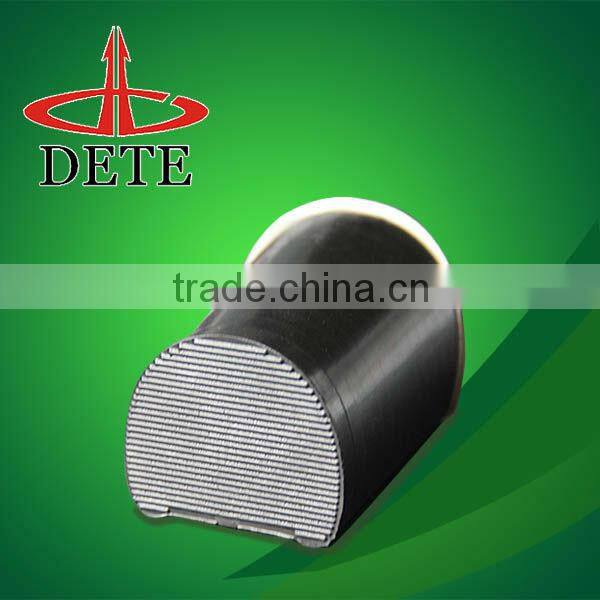 fashion cheap electroplating plastic high heels for ladies shoes heel material made in china