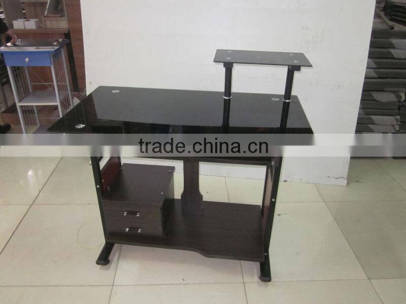 cheap MDF and glass computer desk