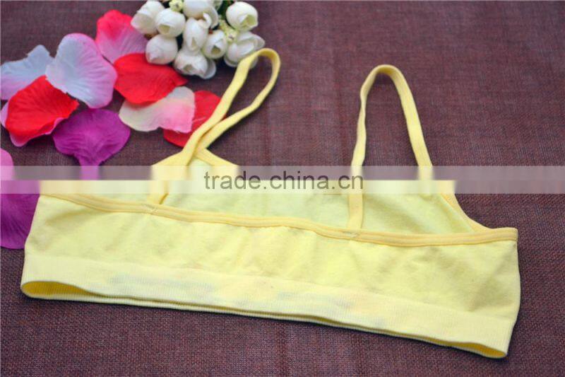 Young girl underwear seamless tank top bra top lingerie