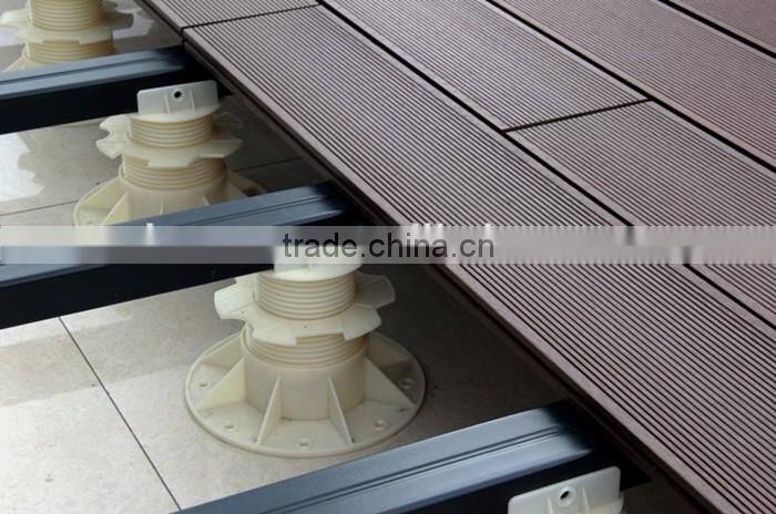 timber joist deck and wpc decking pedestal decking support plastic pedestal