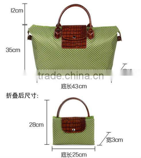 High quality nice foldable travel bag,girls travel bag