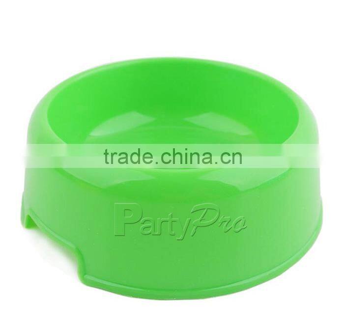 2015 Pet Supply China Mainland Wholesale Cat Green Plastic Soup Dog Bowl