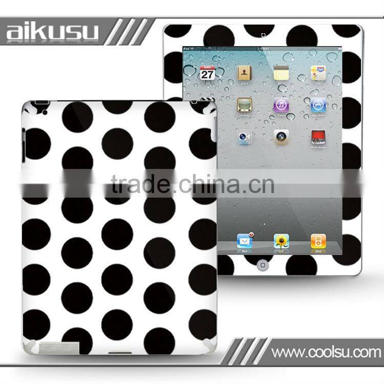 fresh wave point design !!! decorative laptop skin sticker with anti-radiation and waterproof