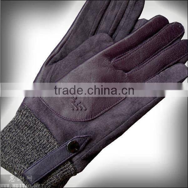 hot fashion noble sexy promotional customerized warm dear leather driving gloves for man