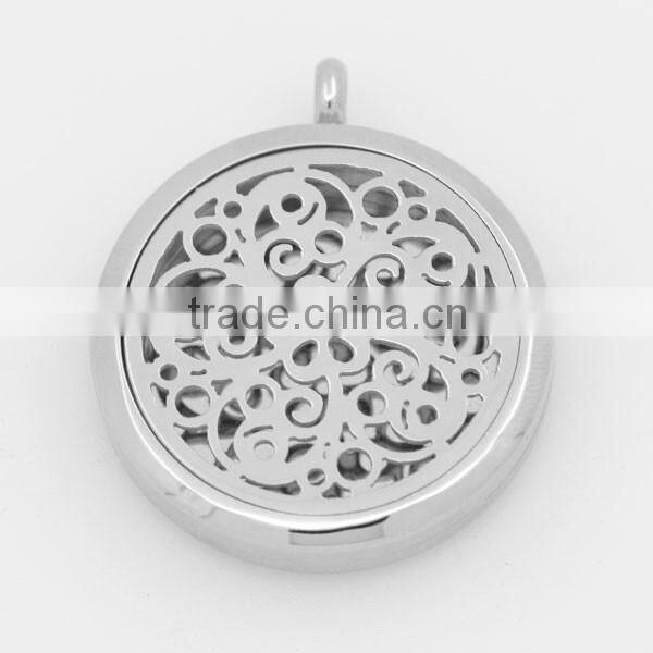 Beautiful flower locket,solid perfume locket,essential oil diffuser locket