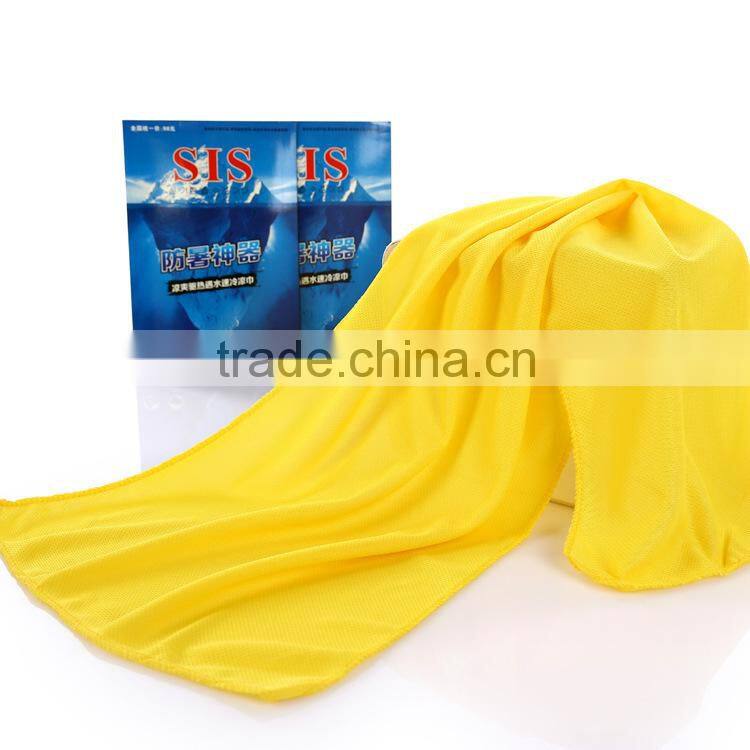 Summer Promotional polyester enduracool instant cooling towel