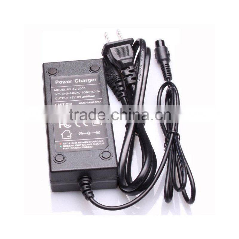 Universal Charger For Two Wheels Smart Self Balancing Unicycle Scooter 100-240V