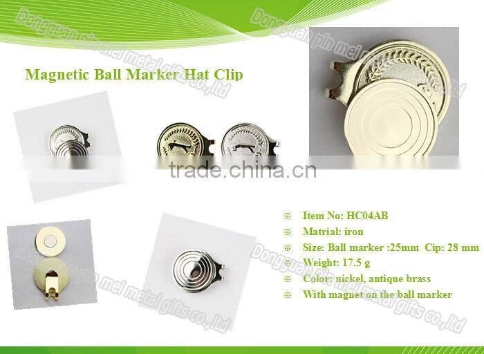 Hot sale magnetic hat clip . cap clip with custom made design