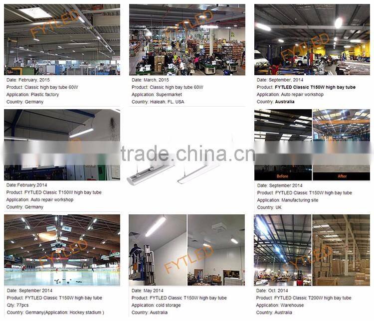 High power 115 lm/w 80w Aluminum housing Linear LED High bay fixture