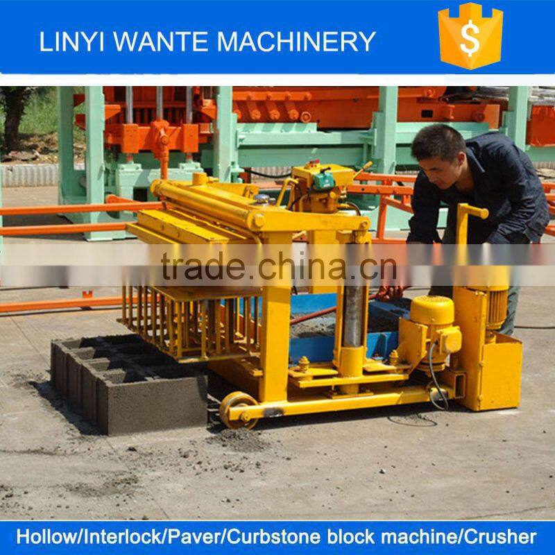 QT40-3 automatic vibrate block making machine,brick making machine in libya