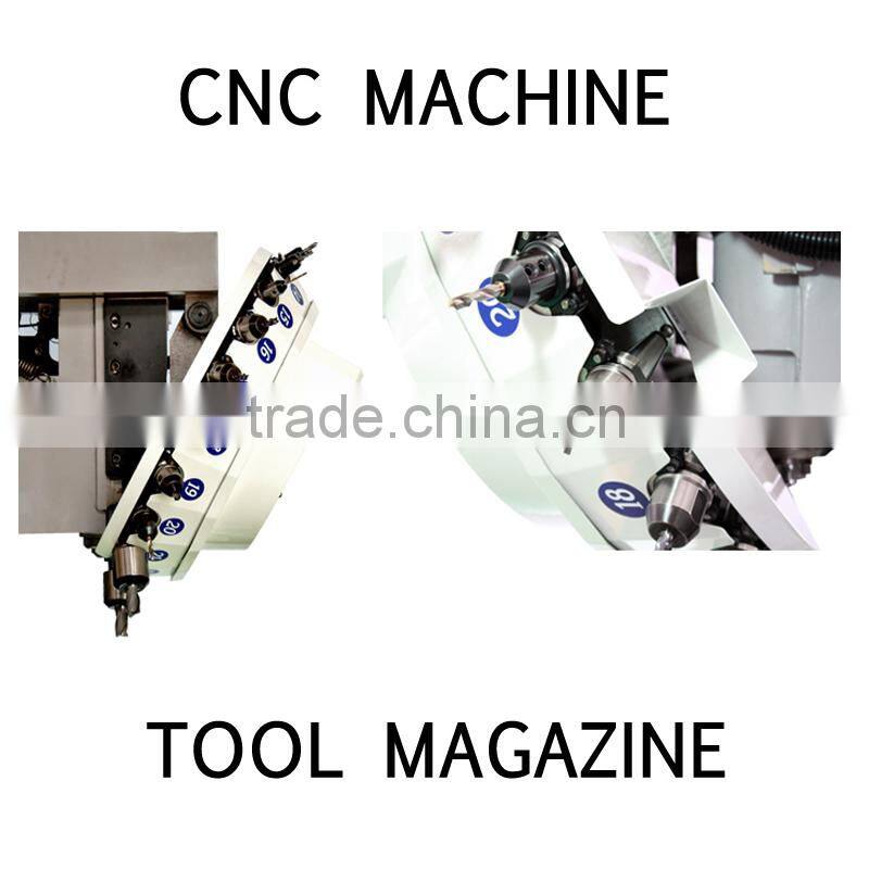 ATC for double-column machine center-robotic arm type magazine