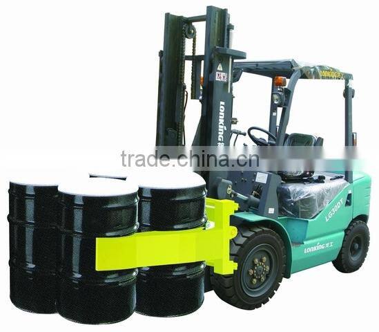 four forklift oil drum clamps