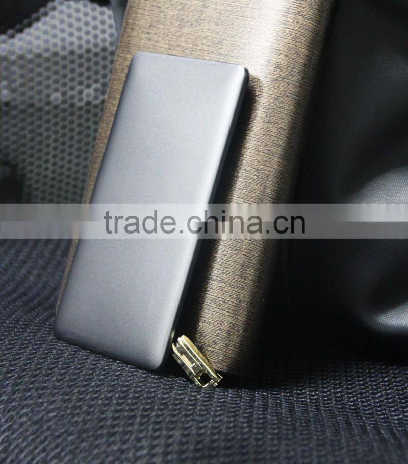 2016 hot selling portable mobile phone charger 3200mAh power bank with aluminiumalloy case
