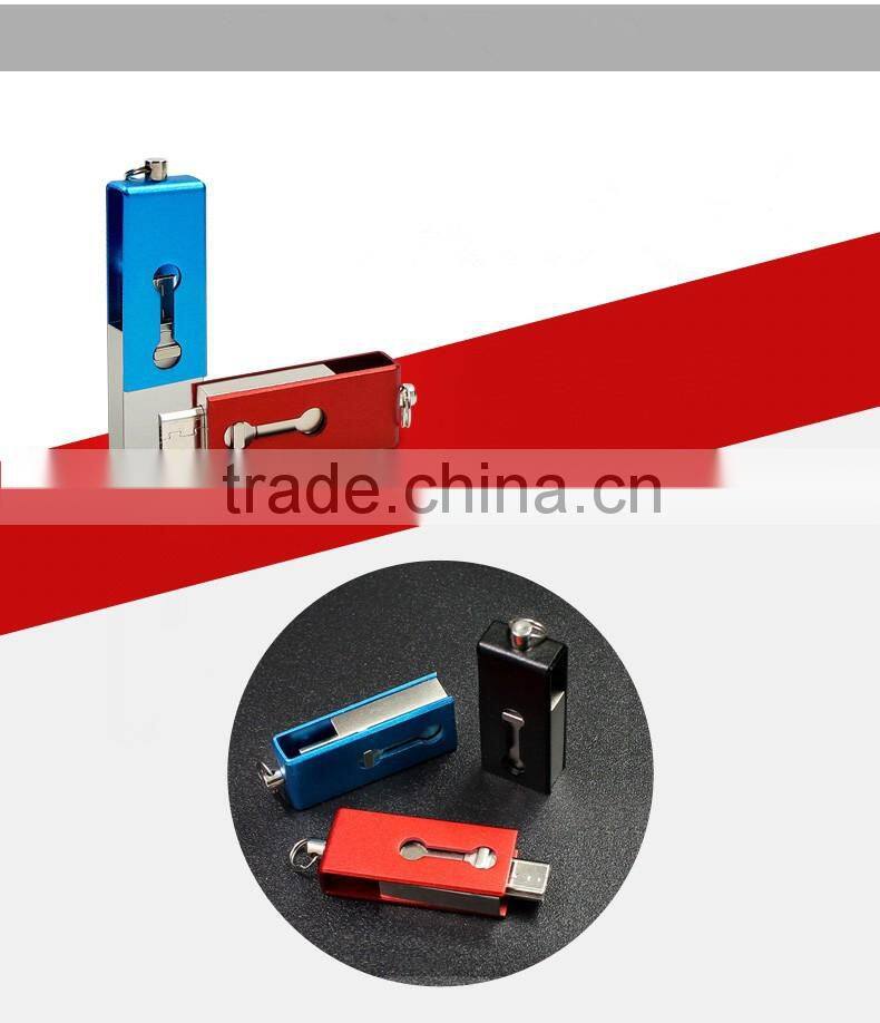 Metal material free sample available usb flash drive OTG