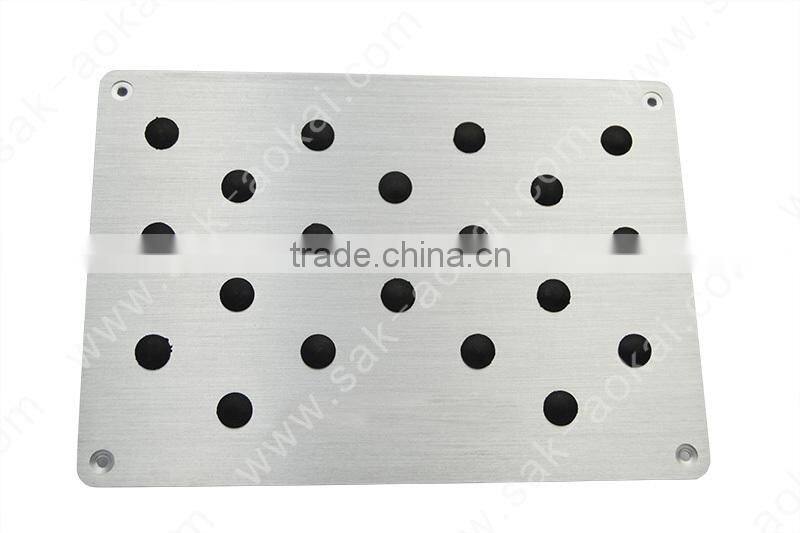 Non-Slip Car Floor Carpet Mat Pedal Pad Plate