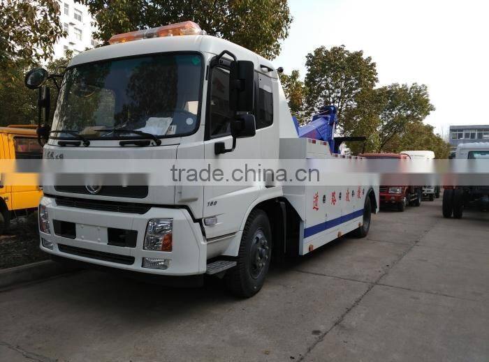 high cost performance dongfeng heavy duty wrecker truck