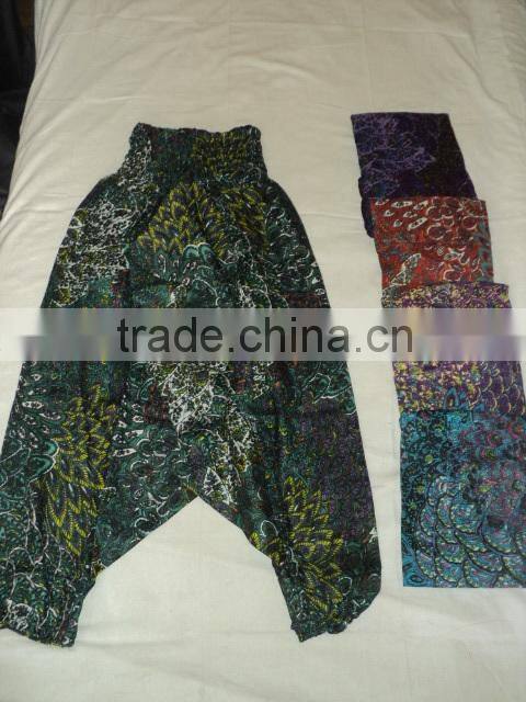 saree printed harem fashion pajamas afgani