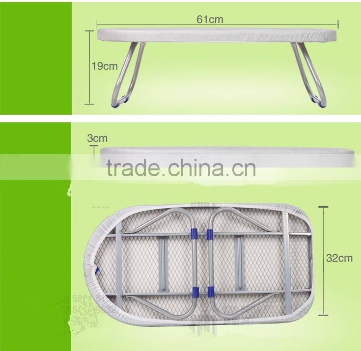 small movable computer desk table ironing board/desk top mini ironing board