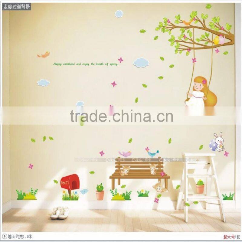 Decorative and Removable DIY PVC Vinyl kids Wall Sticker