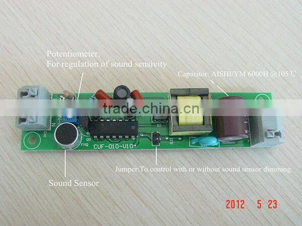 12W dimmable sound control LED Driver